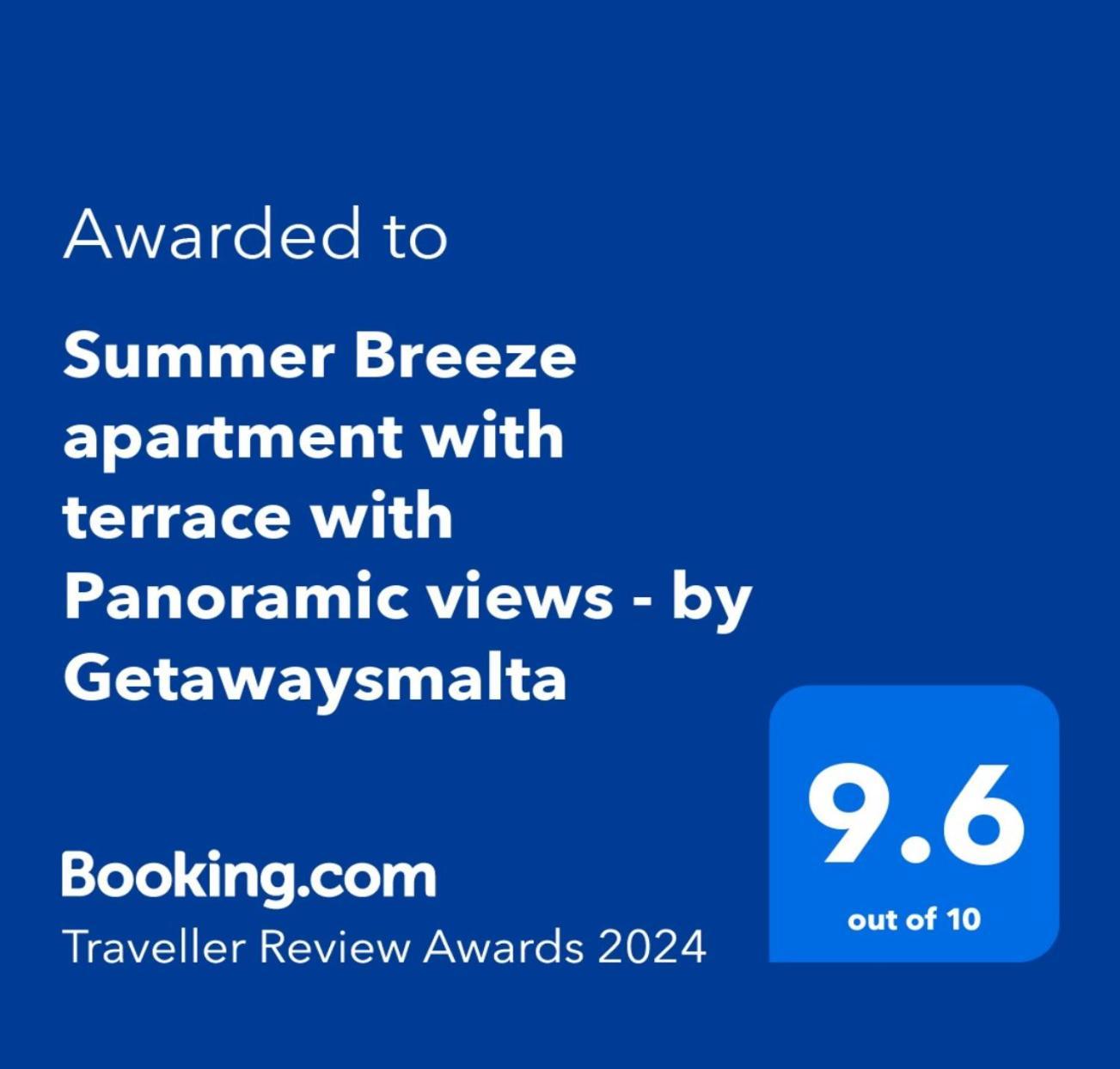 Summer Breeze Apartment With Terrace With Panoramic Views - By Getawaysmalta Mellieha Exterior photo